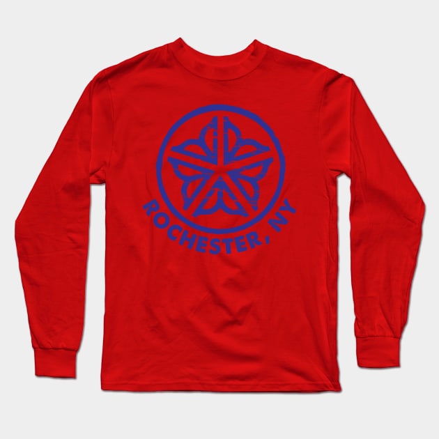 Officially Licensed Rochester Circle Logo Long Sleeve T-Shirt by patrickkingart